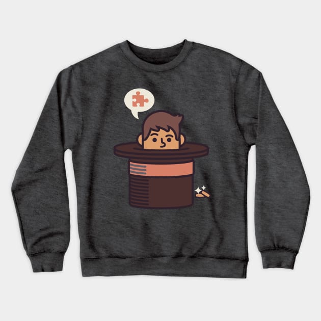 Puzzling Professor Crewneck Sweatshirt by Minilla